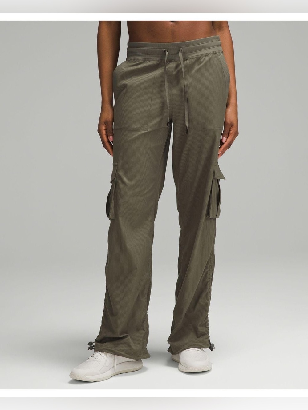 Lululemon Dance Studio Relaxed-Fit Mid-Rise Cargo Pant Olive Green Size 4